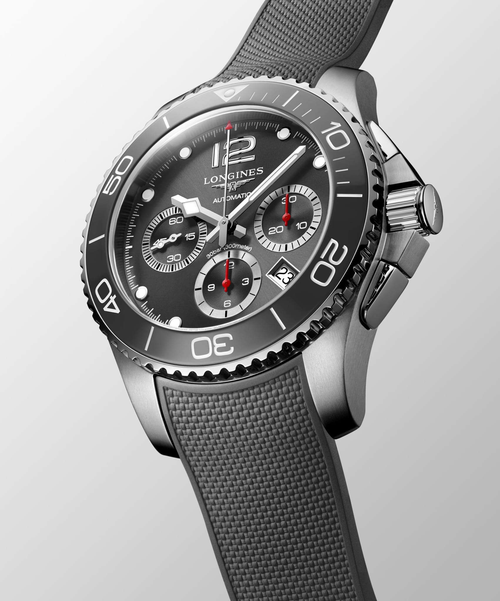 Longines Longines HydroConquest L3.883.4.76.9  - задняя крышка металл керамика сталь корпуса, швейцария часы